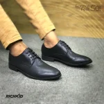 Black derby shoes new